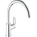 Комплект  Мойка кухонная Grohe K400 31566SD0 + Смеситель Grohe BauEdge 31367000 для кухонной мойки