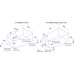 Акриловая ванна Radomir Аризона Релакс Chrome 170x100 левая с фронтально-торцевой панелью