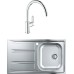 Комплект  Мойка кухонная Grohe K400 31566SD0 + Смеситель Grohe BauEdge 31367000 для кухонной мойки