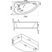 Акриловая ванна Bas Николь 170x104 L