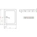 Поддон для душа Radaway Laros D80x90