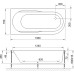 Акриловая ванна Royal Bath Azur RB 614200 L 140x80