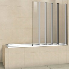 Шторка на ванну Cezares Pratico V5 120/140 C Cr 