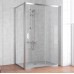 Душевой уголок Vegas Glass ZP+ZPV 140*70 08 01 профиль глянцевый хром, стекло прозрачное