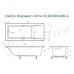 Ванна из искусственного камня Delice Diapason Ultra с узким бортом 170x70 глянцевая с ручками хром DLR330049R-G