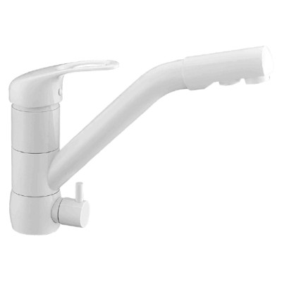 Смеситель Zorg Clean Water ZR 400 KF-12 white для кухонной мойки