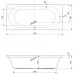 Акриловая ванна Cezares Metauro 180х80