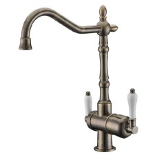 Смеситель Zorg Clean Water ZR 326 YF antique для кухонной мойки 