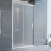 Душевая дверь в нишу Vegas Glass ZP 105 01 10 профиль белый, стекло сатин