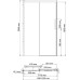 Душевая дверь в нишу Wasserkraft Kammel 18S05 120 см, с доводчиком