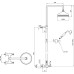 Душевая стойка Webert Dorian DO760405010 золото