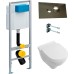 Комплект Инсталляция Viega Eco plus с кнопкой хром + Унитаз Villeroy & Boch O'Novo безободковый