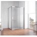 Душевой уголок Vegas Glass ZP+ZPV 140*70 08 02 профиль глянцевый хром, стекло шиншилла
