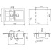 Мойка кухонная Schock Aster 60D сабиа