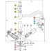 Смеситель Bandini Antica 548.920 Oro для раковины