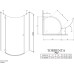 Душевой уголок Radaway Torrenta PDJ 80 прозрачное стекло L