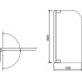 Шторка на ванну RGW Screens SC-36 900х1500 стекло чистое