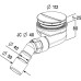 Сифон для поддона Radaway Turboflow TB90P