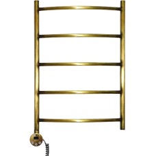 Полотенцесушитель электрический Domoterm Калипсо П5 50x50, античная бронза, L 