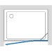 Душевая дверь в нишу GuteWetter Lux Door GK-002A правая 110 см стекло бесцветное, фурнитура хром