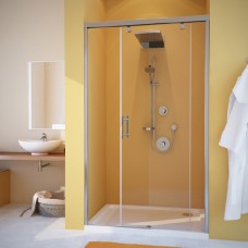 Душевая дверь в нишу GuteWetter Slide Door GK-862 правая 110 см стекло бесцветное, профиль хром 