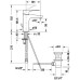 Смеситель Duravit B.1 B11010001010 для раковины