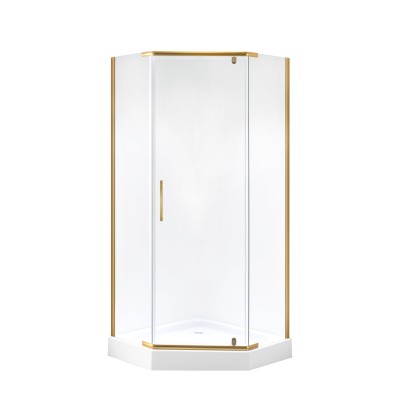 Душевое ограждение Niagara NG-6405-08 GOLD 90x90