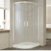 Душевой уголок Vegas Glass ZS-F 100*80 01 10 профиль белый, стекло сатин