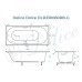 Ванна из искусственного камня Delice Dolce 170x80 глянцевая с черными ручками DLR330060RB-G