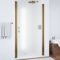 Душевая дверь в нишу Vegas Glass EP 85 05 10 профиль бронза, стекло сатин 