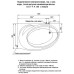 Акриловая ванна Акватек Бетта 150x95 L