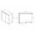 Душевое ограждение Abber Komfort AG93140B-S102B 140x100