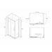 Душевое ограждение Abber Schwarzer Diamant AG30130BH-S100B 130x100