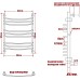 Полотенцесушитель водяной Ника Arc ЛД (г2) 80/40-9
