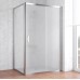Душевой уголок Vegas Glass ZP+ZPV 120*80 08 10 профиль глянцевый хром, стекло сатин