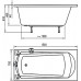 Акриловая ванна Ravak Domino Plus 150x70 C641R00000