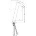 Смеситель Jaquar Lyric LYR-CHR-38005B для раковины