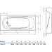 Стальная ванна Koller Pool Deline 160x75 см