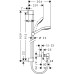 Душевой комплект Hansgrohe Croma Select E 27082400