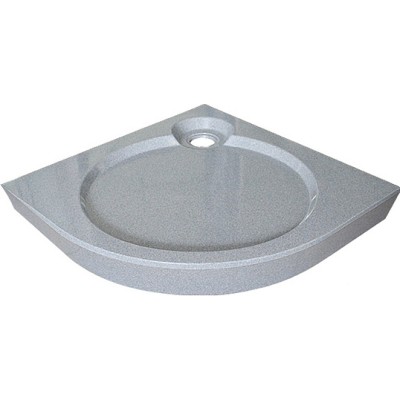 Поддон для душа GuteWetter Deluxe 100x100x16 R серый
