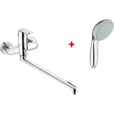 Смеситель Grohe Eurosmart Cosmopolitan 32847000 универсальный с душевой лейкой Grohe Tempesta New 100 27597000 