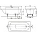 Стальная ванна Kaldewei Saniform Plus 362-1 с покрытием Anti-Slip и Easy-Clean 160x70