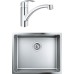Комплект  Мойка кухонная Grohe K700U 31574SD0 + Смеситель Grohe Eurosmart 30260002 для кухонной мойки