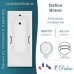 Ванна из искусственного камня Delice Bravo 160x70 матовая с черными ручками DLR330033RB-M