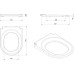 Комплект Инсталляция Geberit Duofix Платтенбау 4 в 1 с кнопкой хром + Унитаз Sanindusa Sanibold