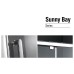 Душевое ограждение Gemy Sunny Bay S28191D-A90 130x90