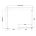 Душевой уголок Vegas Glass ZP+ZPV 120*80 09 02 профиль золото, стекло шиншилла