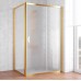 Душевой уголок Vegas Glass ZP+ZPV 120*80 09 02 профиль золото, стекло шиншилла