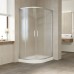 Душевой уголок Vegas Glass ZS-F 110*80 07 02 профиль матовый хром, стекло шиншилла