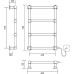 Полотенцесушитель электрический Vogue Buckingham E 750x500/AC012 75-400W Antique Bronze с регулятором напряжения